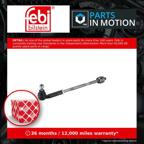 Steering rod assembly - rod, fits