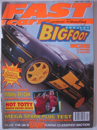 Fast car april 1996 ford - april,