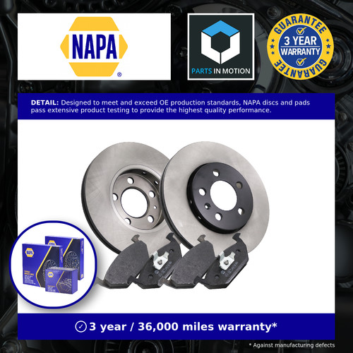 Vented brake discs and - 2x,