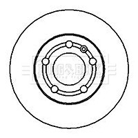 Borg beck brake disc - brake,